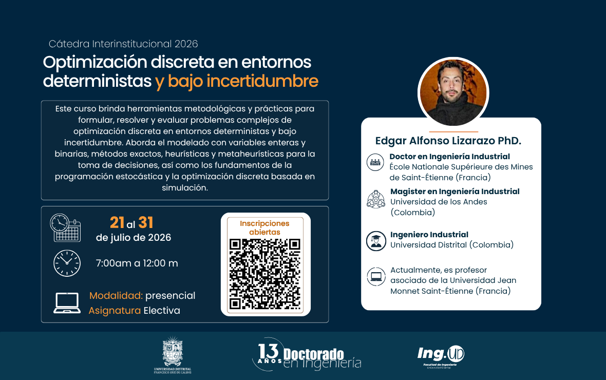 Pieza gráfica del curso de optimización en entornos de ingeniería